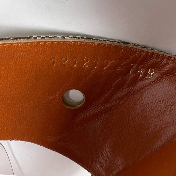 Gucci Monogram Canvas & PVC Slide Sandals – Size 7.5 - Picture 7 of 10